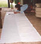 making lapurdi skirt