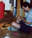 making zintzarriak for Lesaka dances